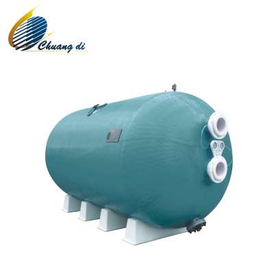 Aqua fiberglass big commercial swimming pool Horizontal Sand Filters