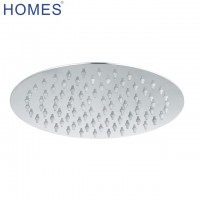 15.5" Thin 400mm Round Stainless Steel Fixed Shower Head